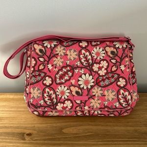 Vera Bradley Laptop Messenger style Travel Bag/ Purse